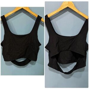 Maurices Black Women's Crop Top